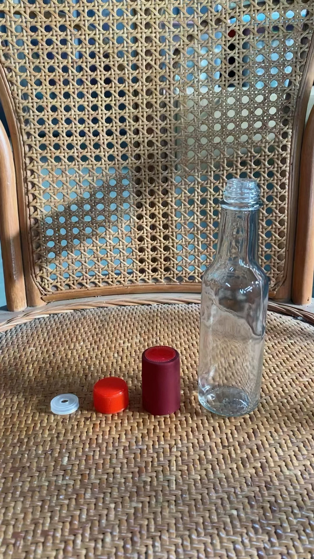 Factory Wholesale Clear Glass Bottle Hot Sale Empty 5 oz 8 oz Woozy Bottles Ketchup Pepper Sauce Glass Bottle With PP Lid