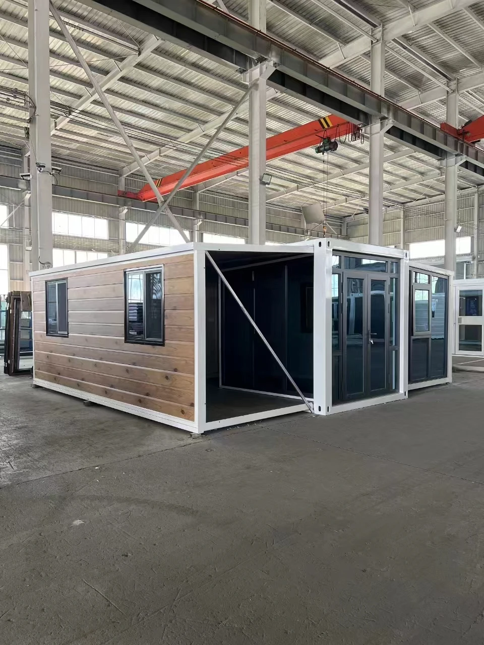 CGCH Mobile Home 20ft 40ft Expandable Container House for Construction Site Storage Box Portable Temporary Office Prefab House