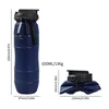 Dark blue folding cup-opp bag