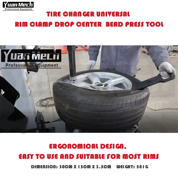 Tire Changer - Manual Tire Changer Small Universal Rim Clamp Drop Center Bead Press Tool (2 Packs) In | Whizz Tire Repair Tools - Foto 7