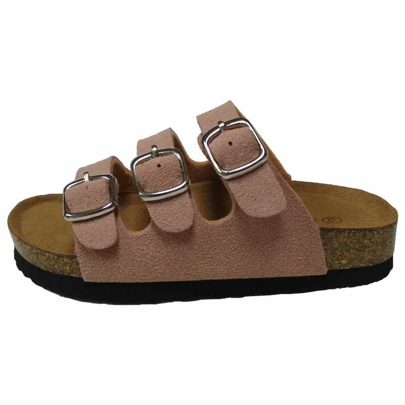 Осенне-зимние новые стильные пробковые уличные модные шлепанцы; Пляжные Нескользящие тапочки для мальчиков и