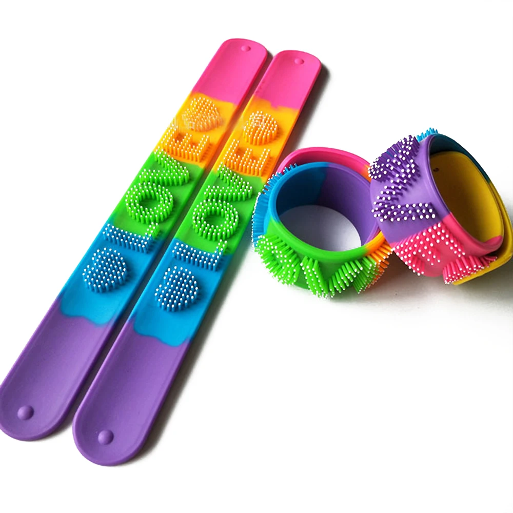 Branders Promotional Products, Dubai, Abu Dhabi, UAE: Ruler Printed  Silicone Slap Bracelet