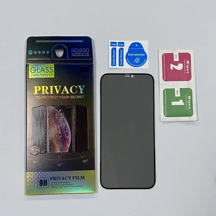Full Gule Guard Anti Spy For Iphone 13 Pro Max Screen Protector Privacy