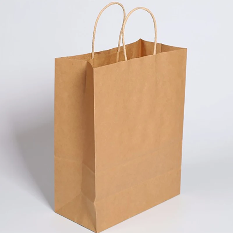 Wholesale High Quality Fashion Recycled Kraft Paper Shopping Bag Buy