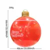Feuilles rouges - Boule de Noël