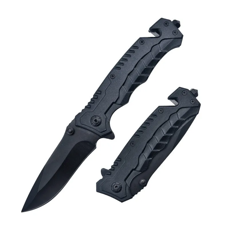 Factory Direct Can Customize logo Stainless Steel Portable Mini Folding Camping Survival Cutter Knife Pocket