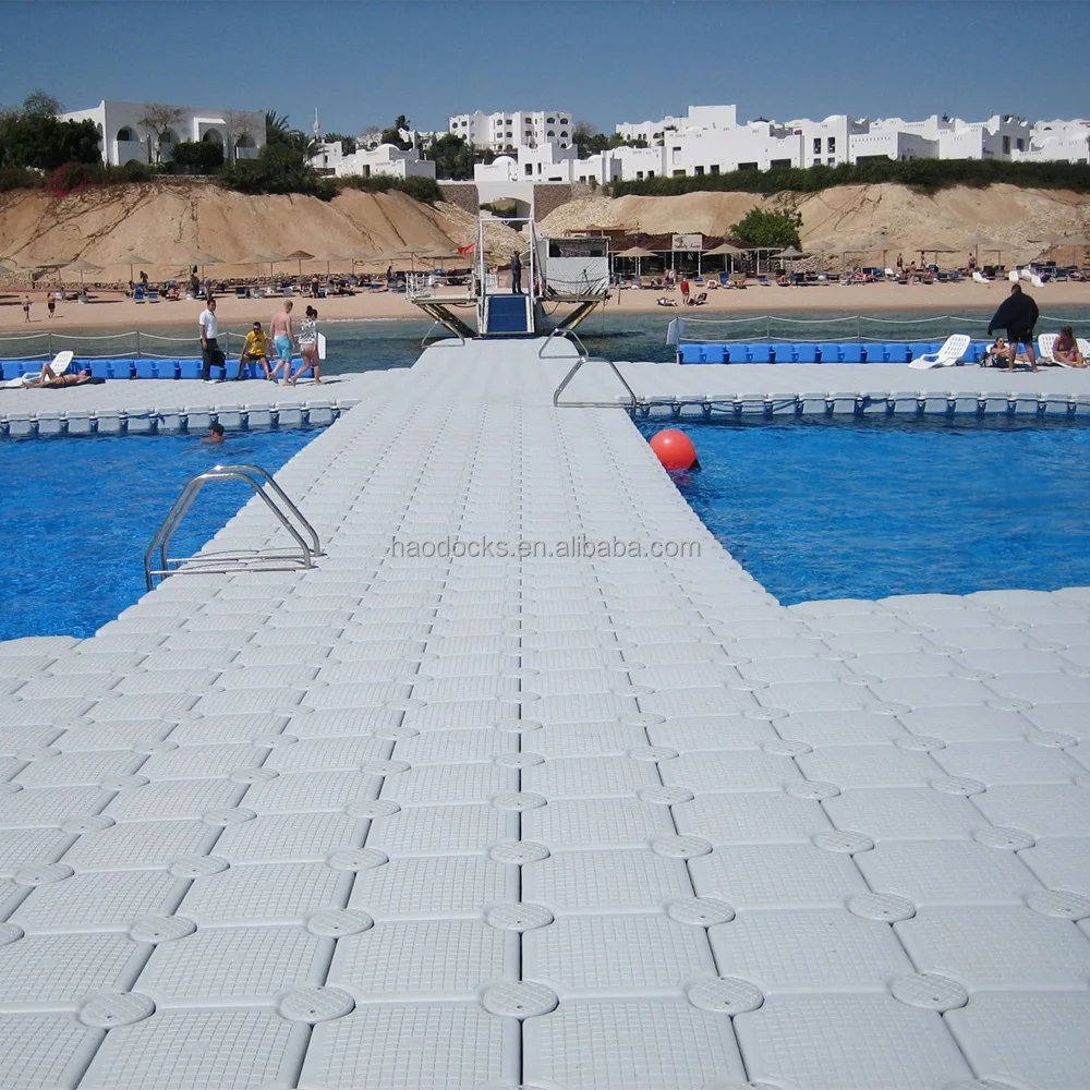 Cheap Stable Modular HDPE Floating Swimming Pool for Recreation Leisure Purpose