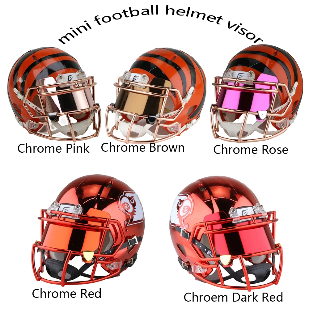 American Mini Football Helmet Visor with Clips - Universal Fit