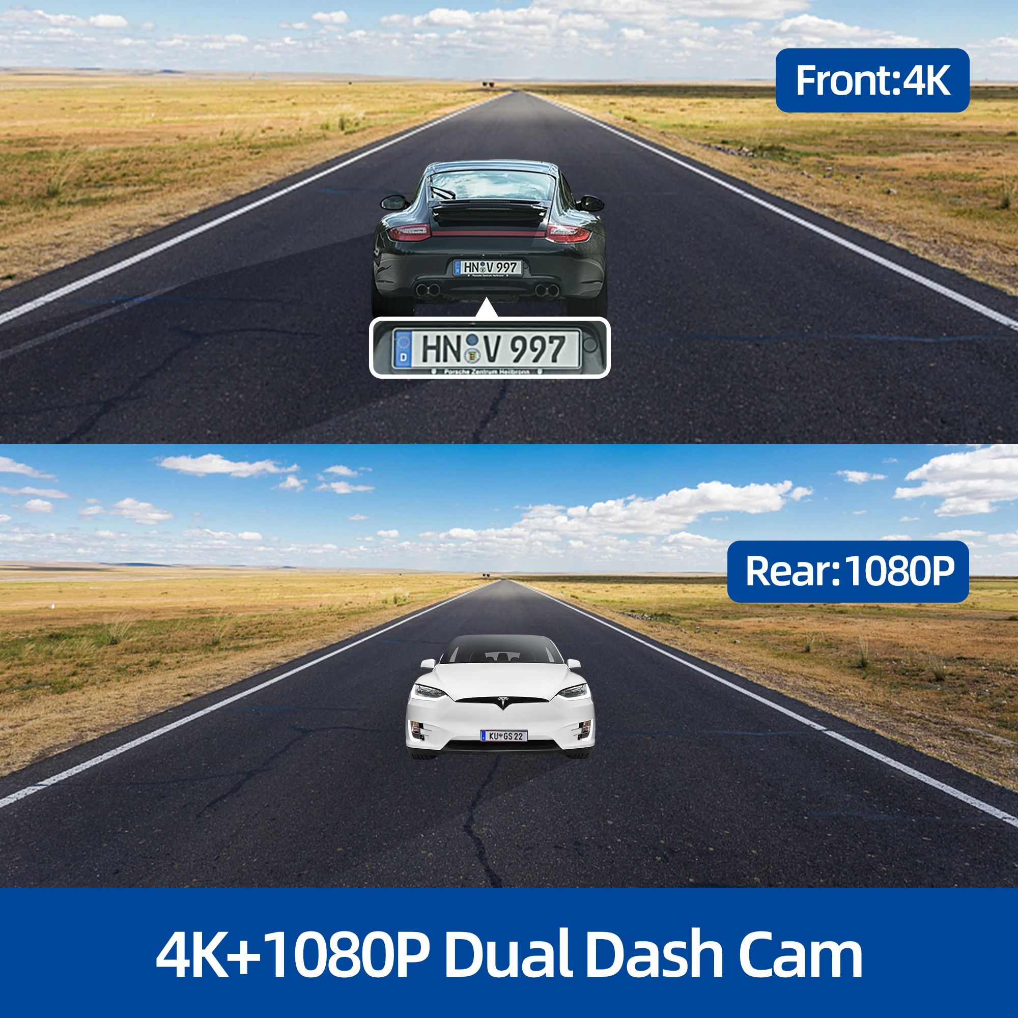 2023 Zimtop New AI Voice Control Metal Car Camera Recorder Mirror Dash Cam Front and Rear Dash Cam 4K Wifi GPS Night Vision