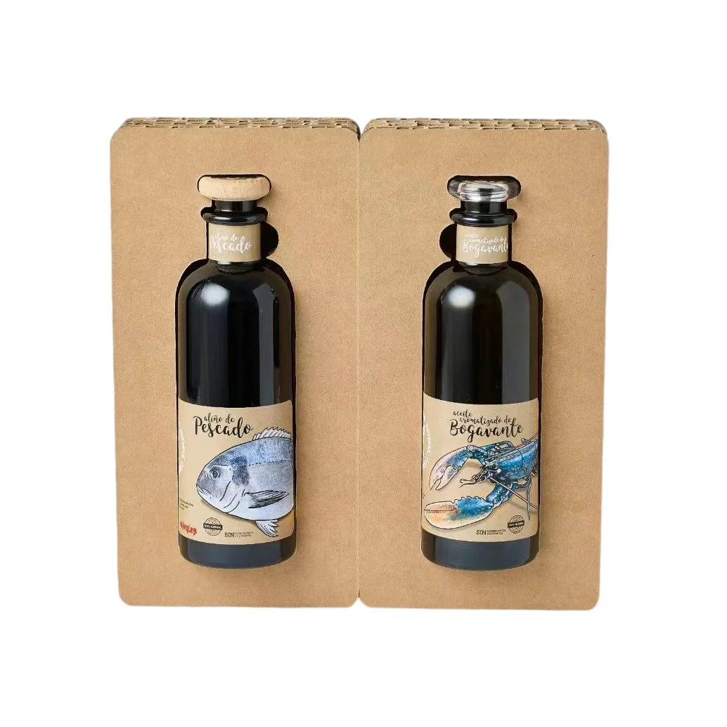 Eco Friendly Rigid Fragile Honeycomb Corrugated Paper Packaging Boxes Protective Insert Paper Cardboard for Glass Bottle