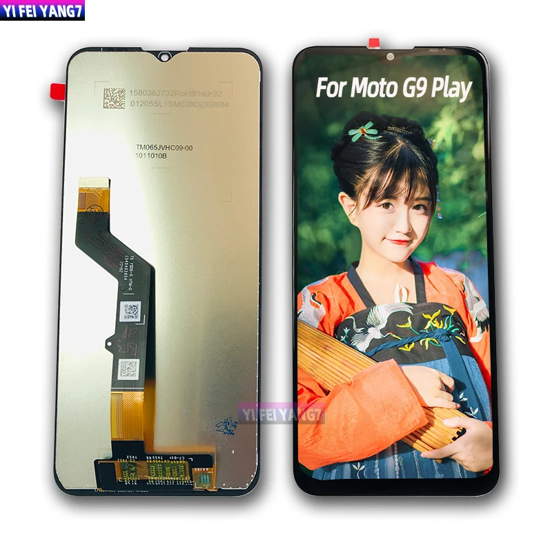 Écran Complet De Remplacement Pour Motorola Moto G9 Play - LCD, Neuf