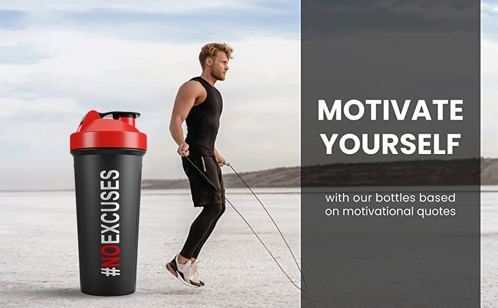 Wholesale Custom Logo Fitness BPA Free Plastic Gym Shaker Bottle