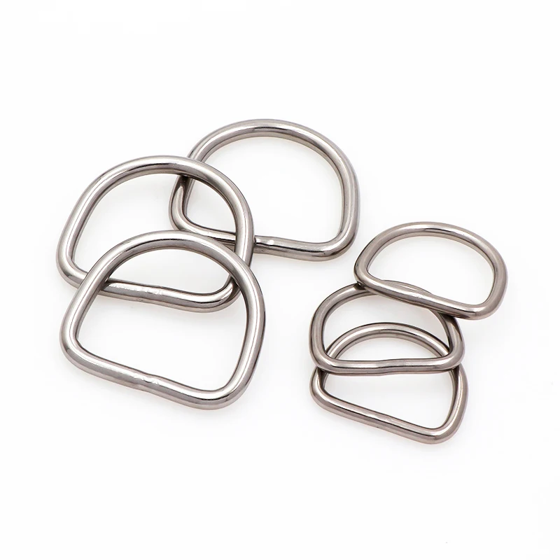 Manufacturer's Direct Sales of 25mm Silver or Black d Ring Iron 304 316 Stainless Steel