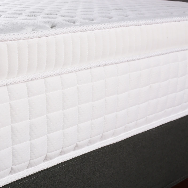 Custom Factory Supply King Queen Full Size Pillow Top  Pocket Spring Hotel Bed Mattress in a Box