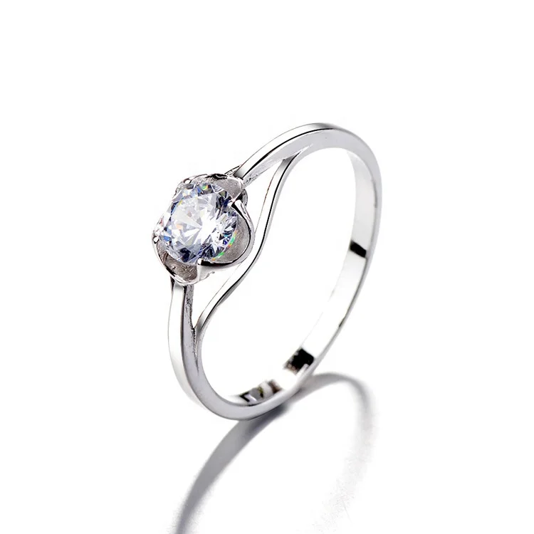 Simple Silver 925 Rings Perfect for Engagement Anniversaries