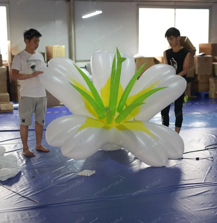 Factory price inflatable led flower, inflatable lighting flower, inflatable flower wedding