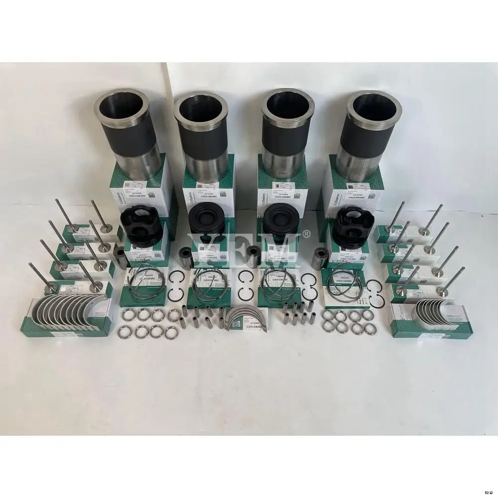 Repair Kit With Piston Rings Liner Valve Bearings For Liebherr D934