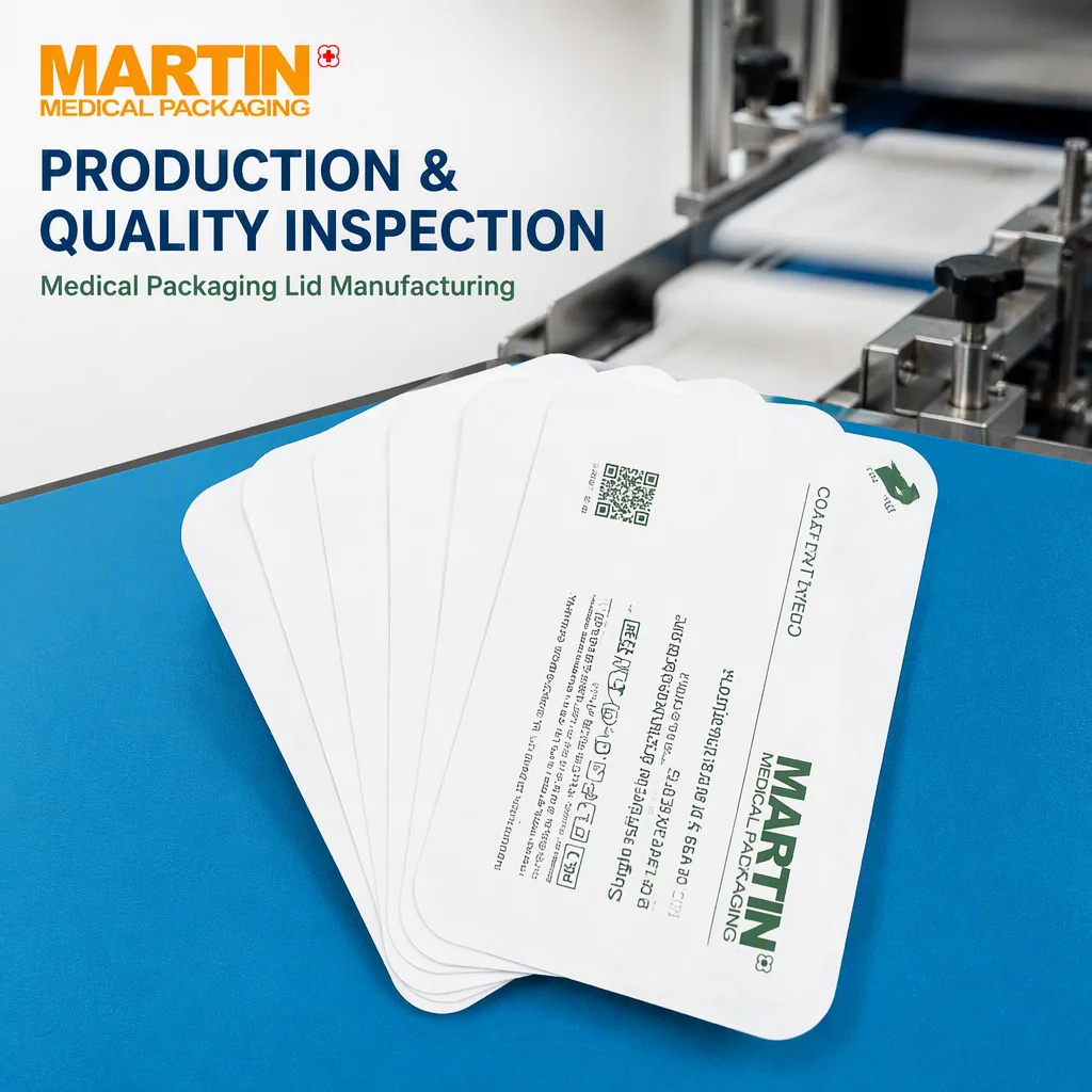 Medical Packaging Tyvek Paper Sealing Lids and Dialyzing Medical Assembly Trays Medical Instrument Tray Lids