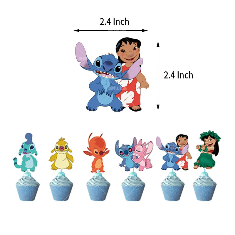 Acquista Set di topper per torta Lilo e Stitch su Ubuy Italy