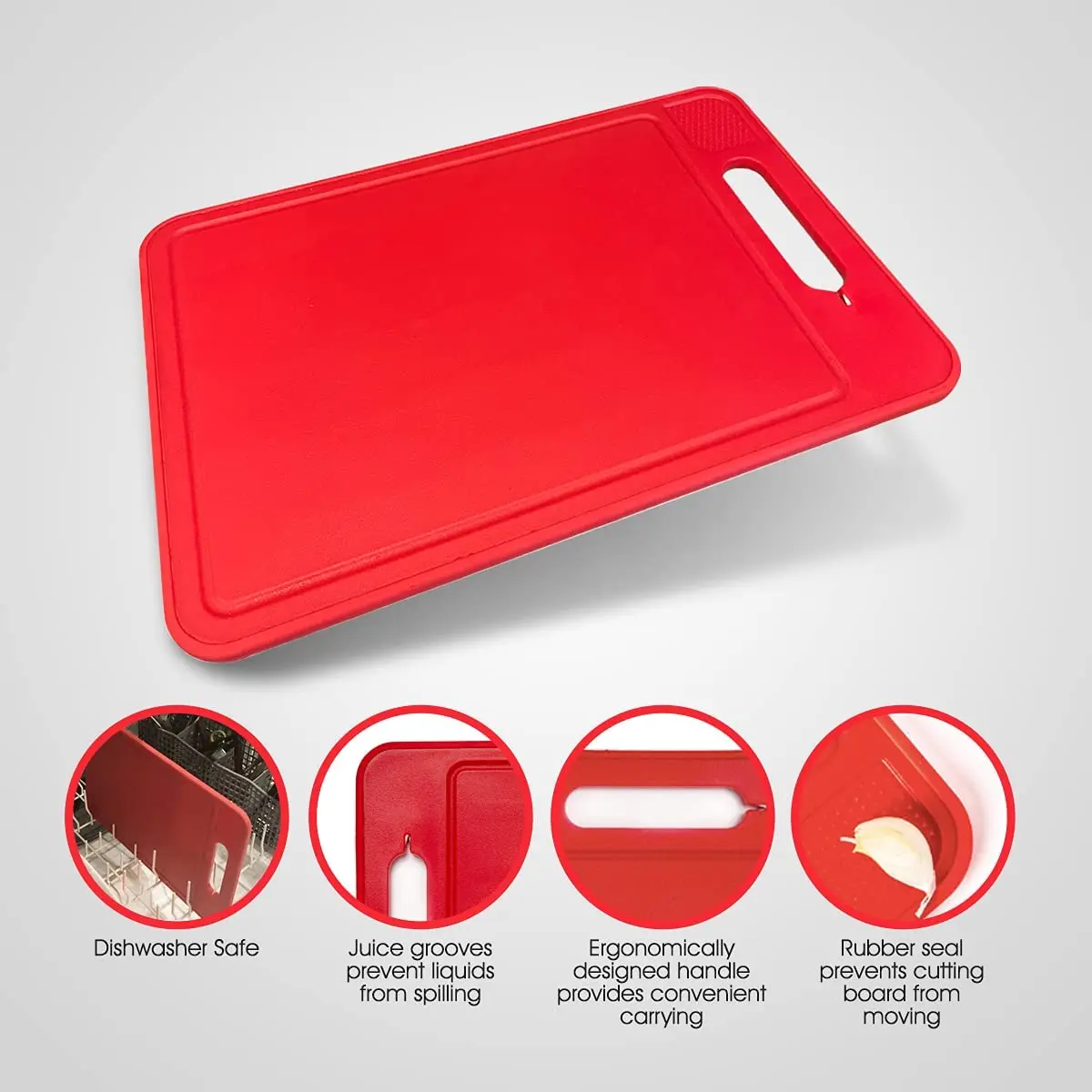 Double Side Defrosting Tray With Cutting Board and Knife Sharpener