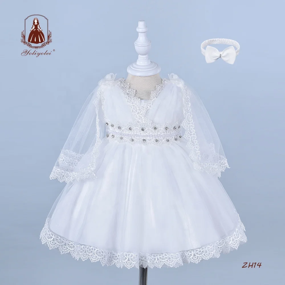 White shop net frock