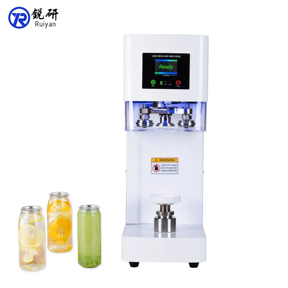 Cansealer 缶シーリングマシンRY-FGJ-100D 2021年製 RY-FGJ-100D Can Sealing Machine - 30pcs/min Speed & Easy Op