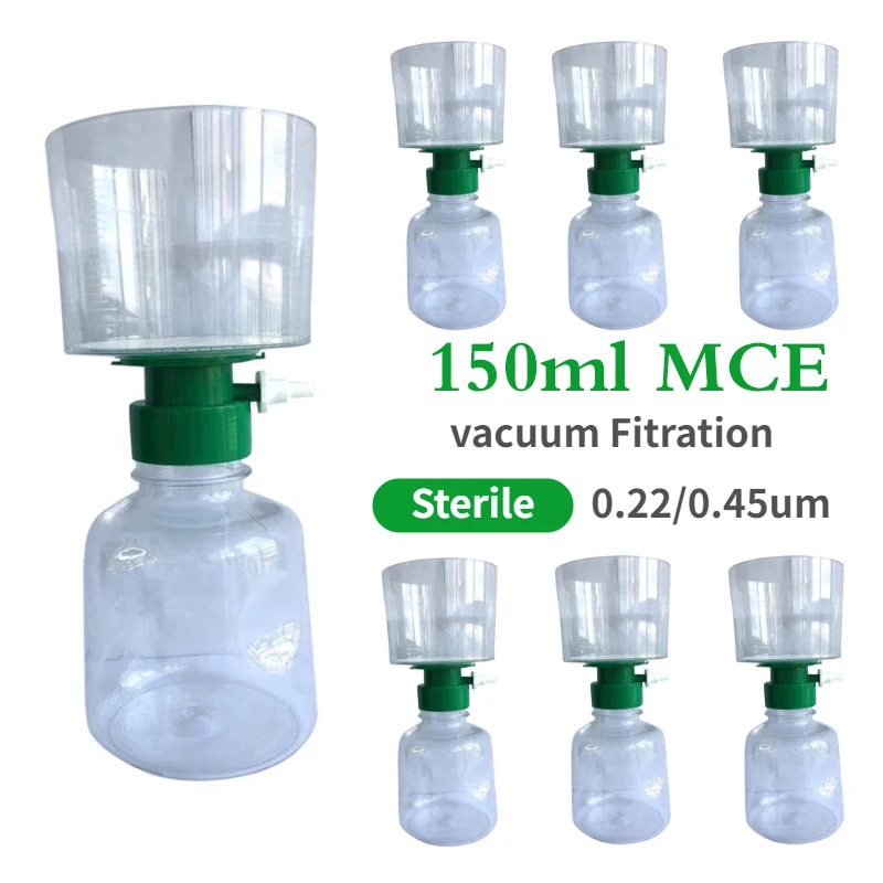 Disposable Plastic Laboratory Membrane Filter Funnel Vacuum Filtration Apparatus