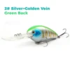 2# Silver+Golden Vein Green Back