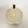 Dessous de verre citrouille beige