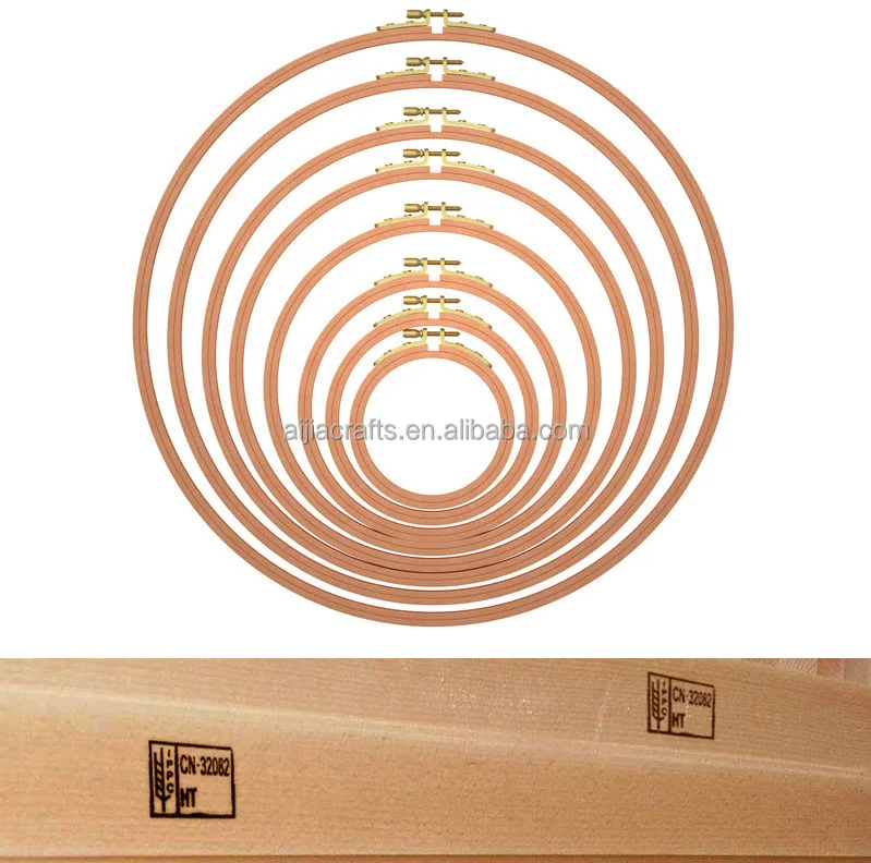 High Quality Knitting Tool Adjustable Beech Wood Frame Circle Cross