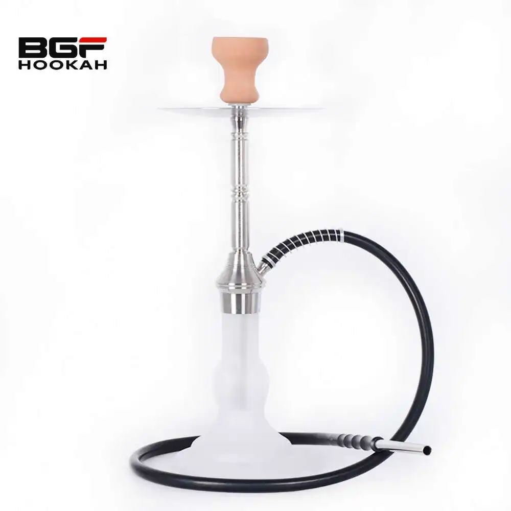 Unique Design 53CM Multicolor AEON Edition 4 Premium Durable Hookah 1 Separate Hoses Stainless Steel Hookah With Threaded Base