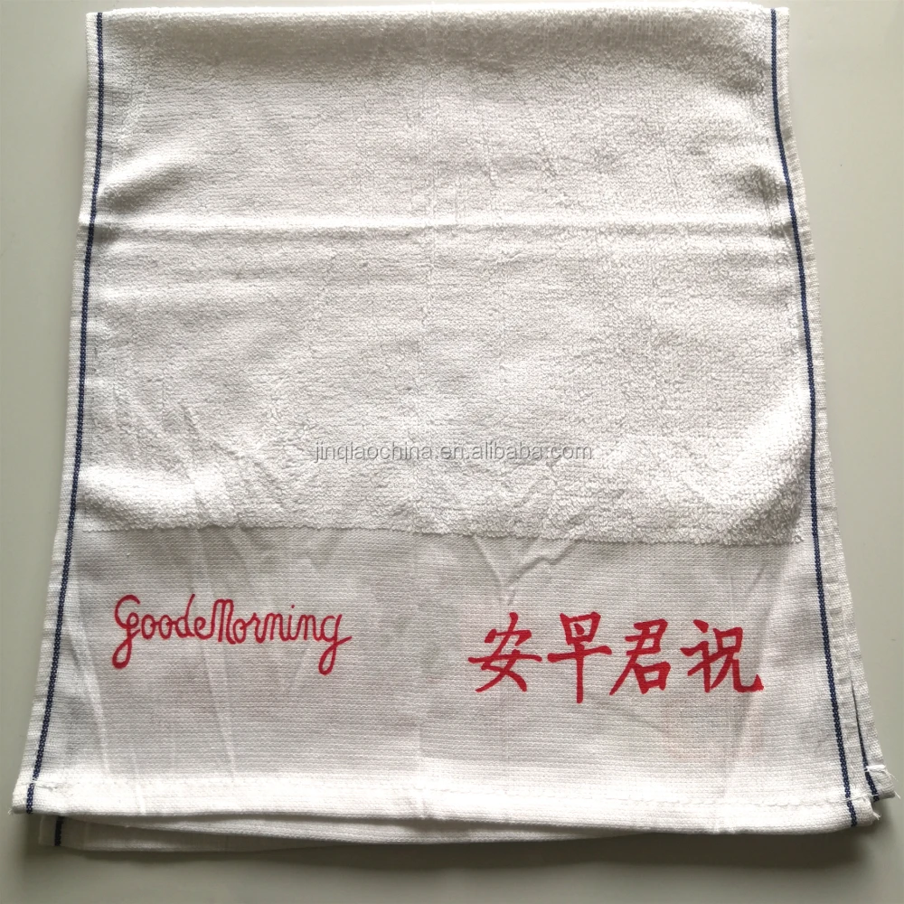2024, Лидер продаж, дешевое полотенце для рук, доброе утро, хлопковое Тканое оборудование, быстросохнущее изделие, простой стиль для домашнего использования, сделано в Китае