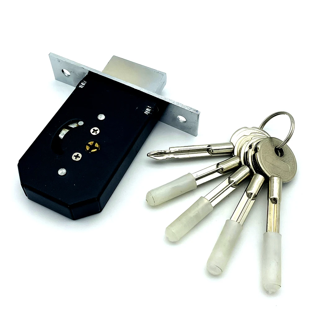 Euro Standard Cross Key Open Single LatchDeadbolt Door Lock Body