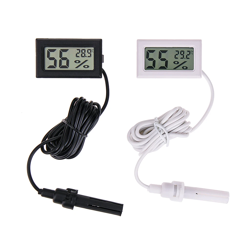 1.5M Mini Digital LCD Thermometer Hygrometer Humidity Temperature Meter Indoor