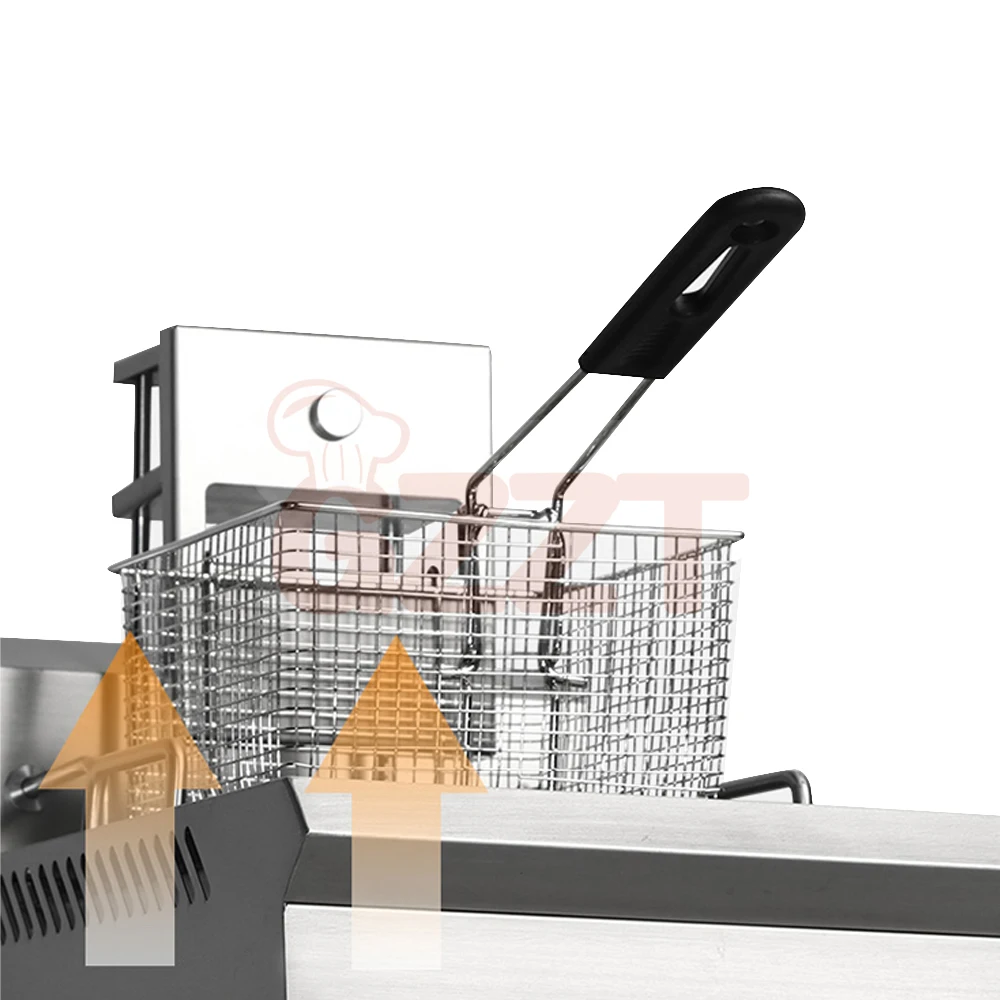 28 Liter Tabletop Automatic Lift-up Frying Machine Electric Deep Fryer Chicken,Deep Fryer Commercial - Image 4