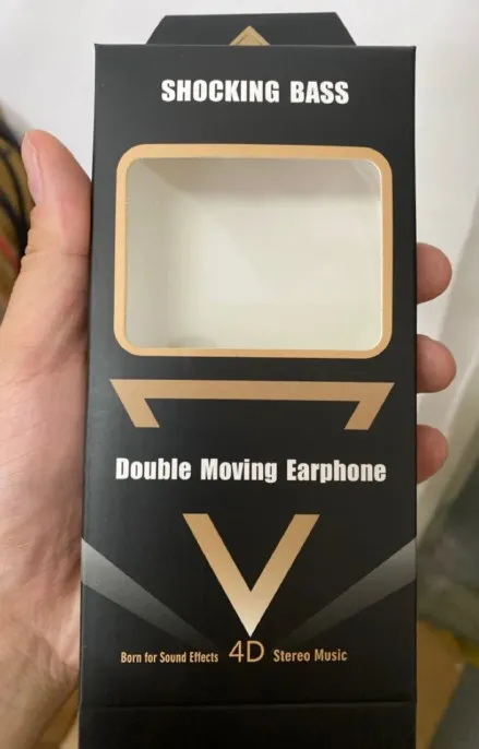 4D Heavy Bass Wired Headphones Double Dynamic Earphone for Xiaomi Headset  Gamer Noise Canceling Earphones MP3 Earburds