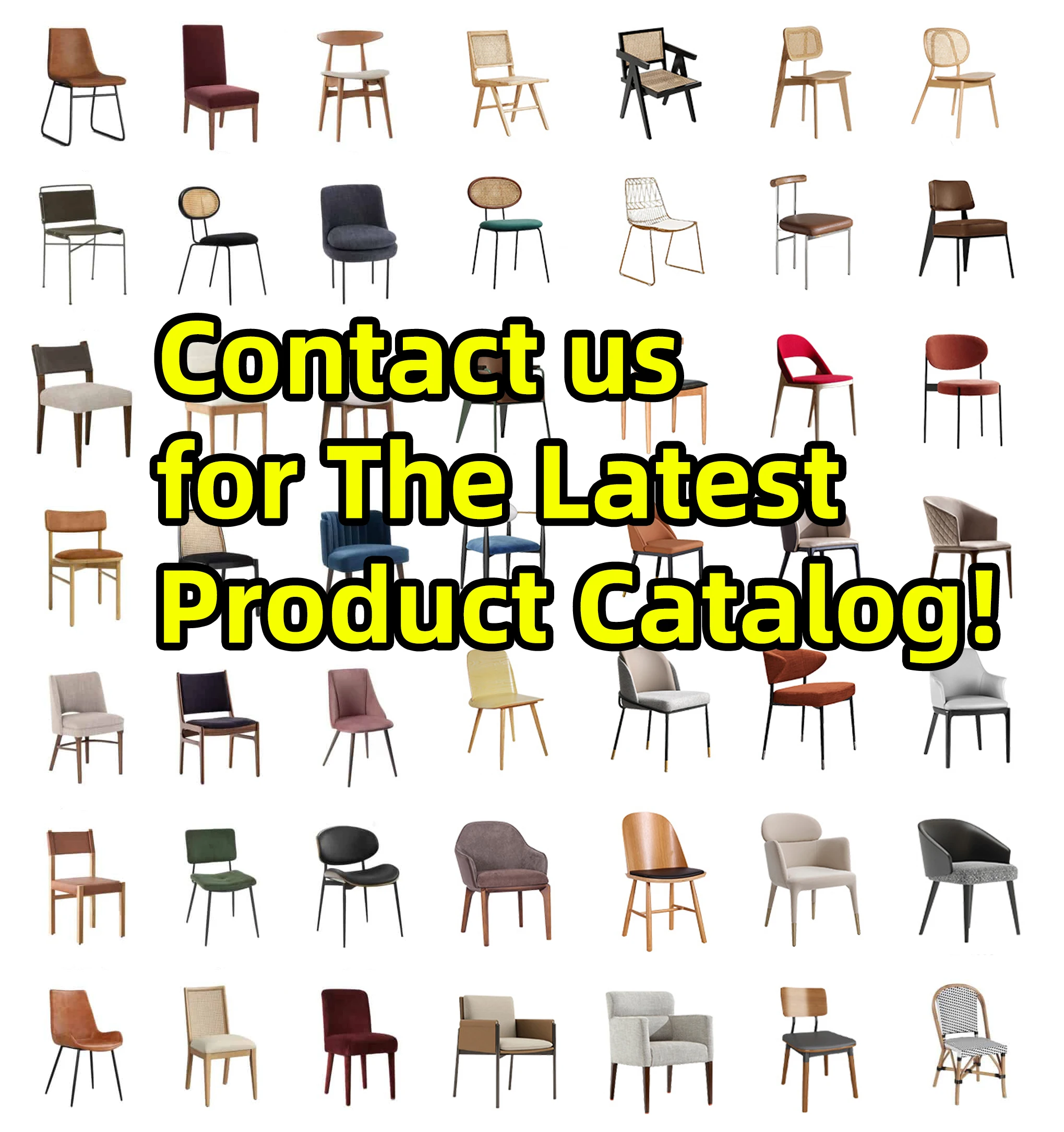 Modern Luxury Nordic Home Kitchen Restaurant White Cafe Silla Tulip