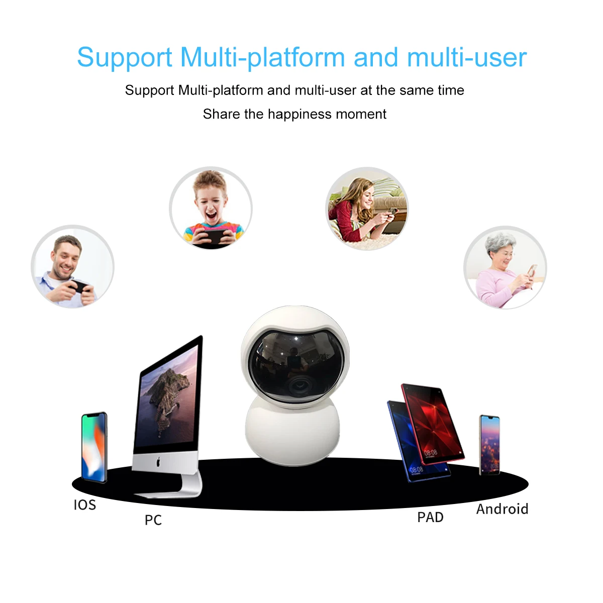 product v380 max mini home 3mp security camera 360 degree ptz indoor 1080p resolution wifi connectivity phone control alarm lens sd card-21