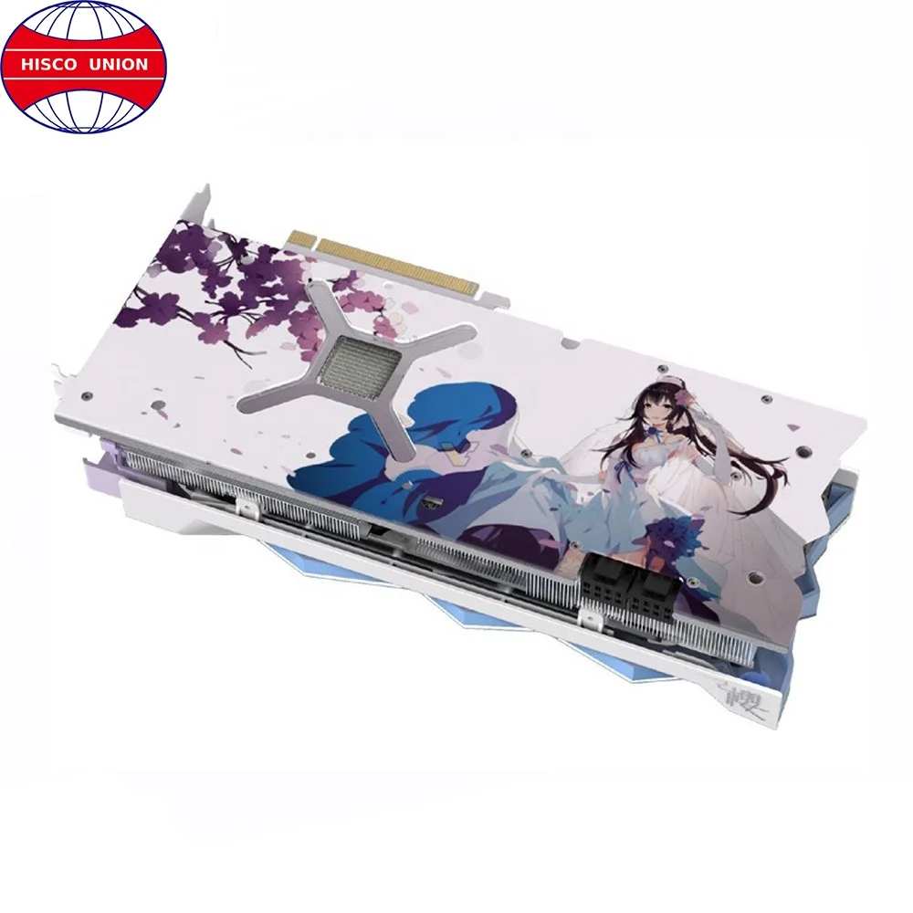 YESTON Radeon RX 6800 16GB SAKURA HITOMI GDDR6 Graphics Card