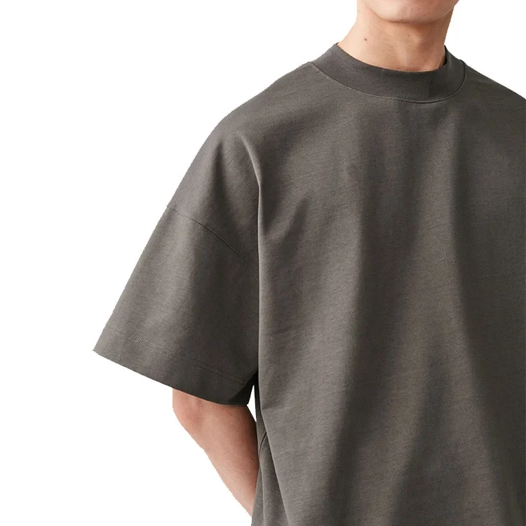 ts139-heavy-tee-shirts-oversized-blank-black-boxy-fit-t-shirt-buy