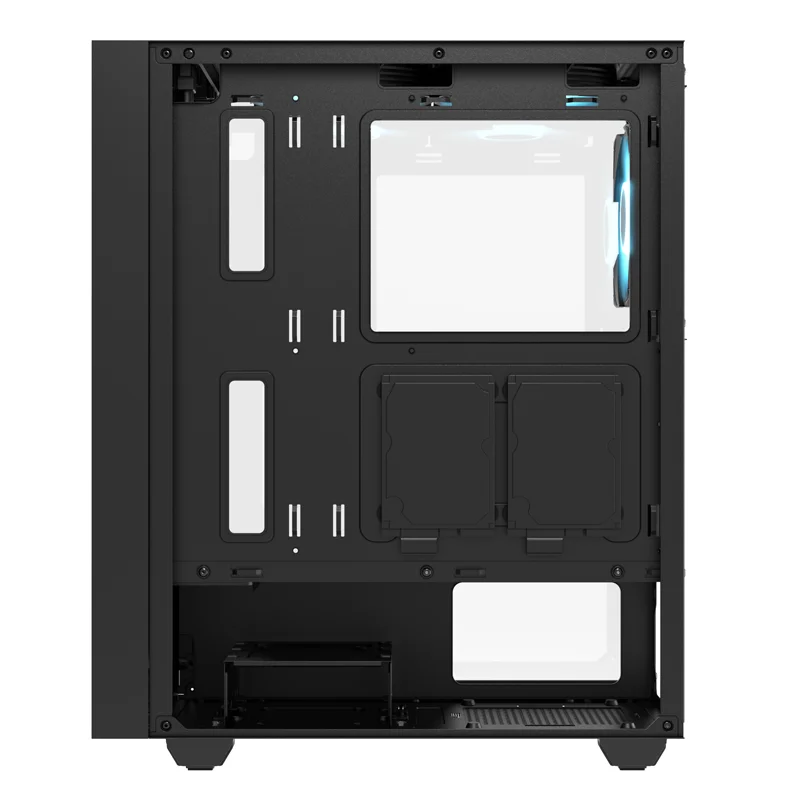 KINPOWER  Pc Tower Case Gaming Tempered Glass Micro Atx Unique Design Mesh Pc Computer C aperçu 5