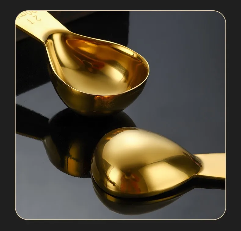Tea Coffee Spoon Stainless Steel Measuring Spoon Coffee Scoop Metal