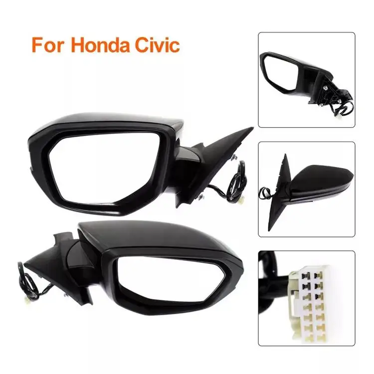 Guwo Auto Body Systems Accessories Car Mirror For Honda Fit Jazz Vezel Crv Accord Civic 76258