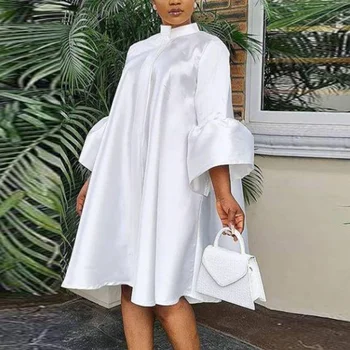 2024 Autumn New Classy Vintage Kawaii Plus Size African Women Casual Dress