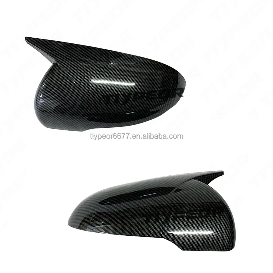 product new for kia sorento 2016   2019 carbon fiber no light gap rear view mirror cover trim tiypeor exterior accessories body kits-8