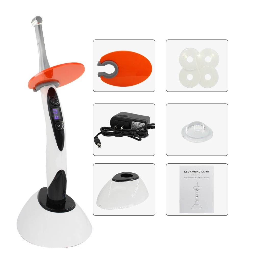 Lampe De Polymérisation Dentaire LED Sans Fil - 3 Modes - Durcissement Rapide 1 Seconde
