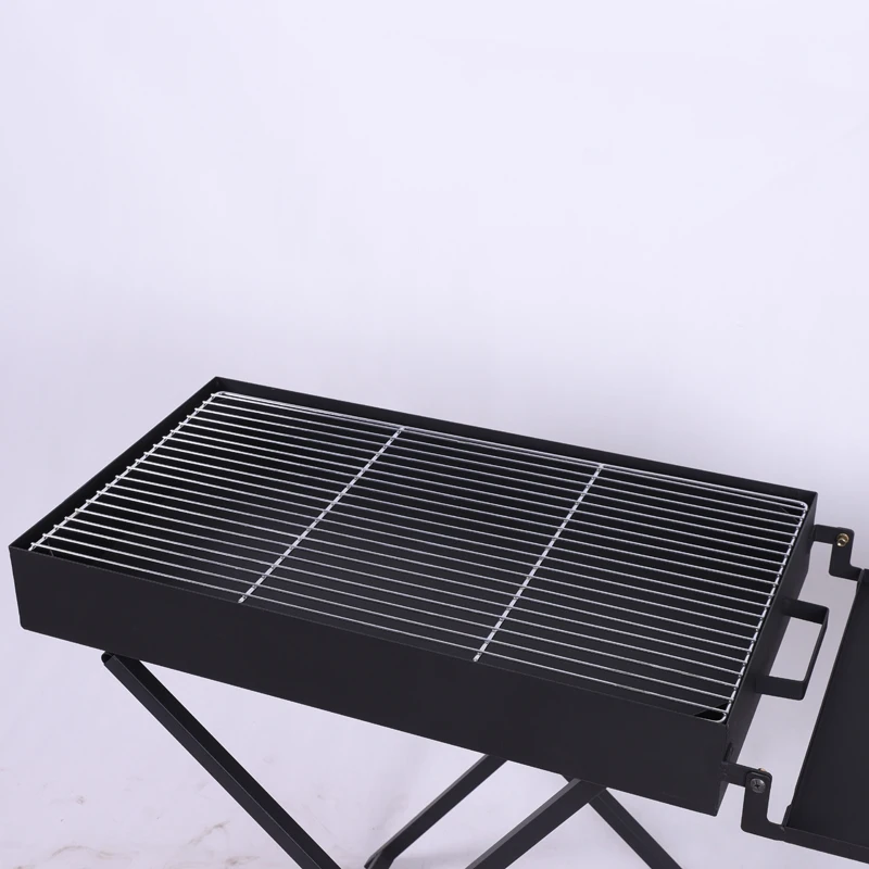 Portable Folding Outdoor Camping Bbq Grill Powder Coating Portable Folding Charcoal Bbq Grill details