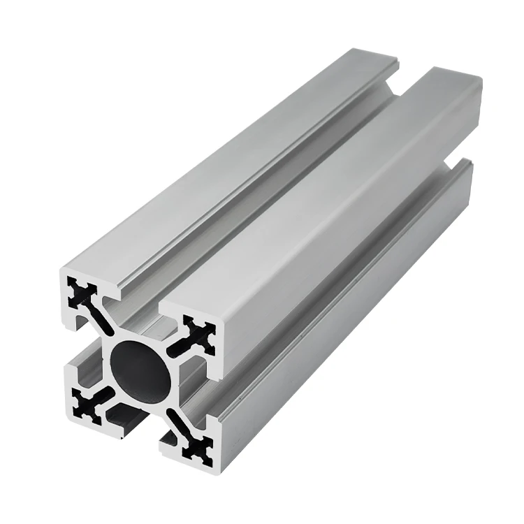 Industrial Aluminum Assembly Line Profile 4545 Extruded Aluminum Workbench Frame Cutting Services Industrial Offered