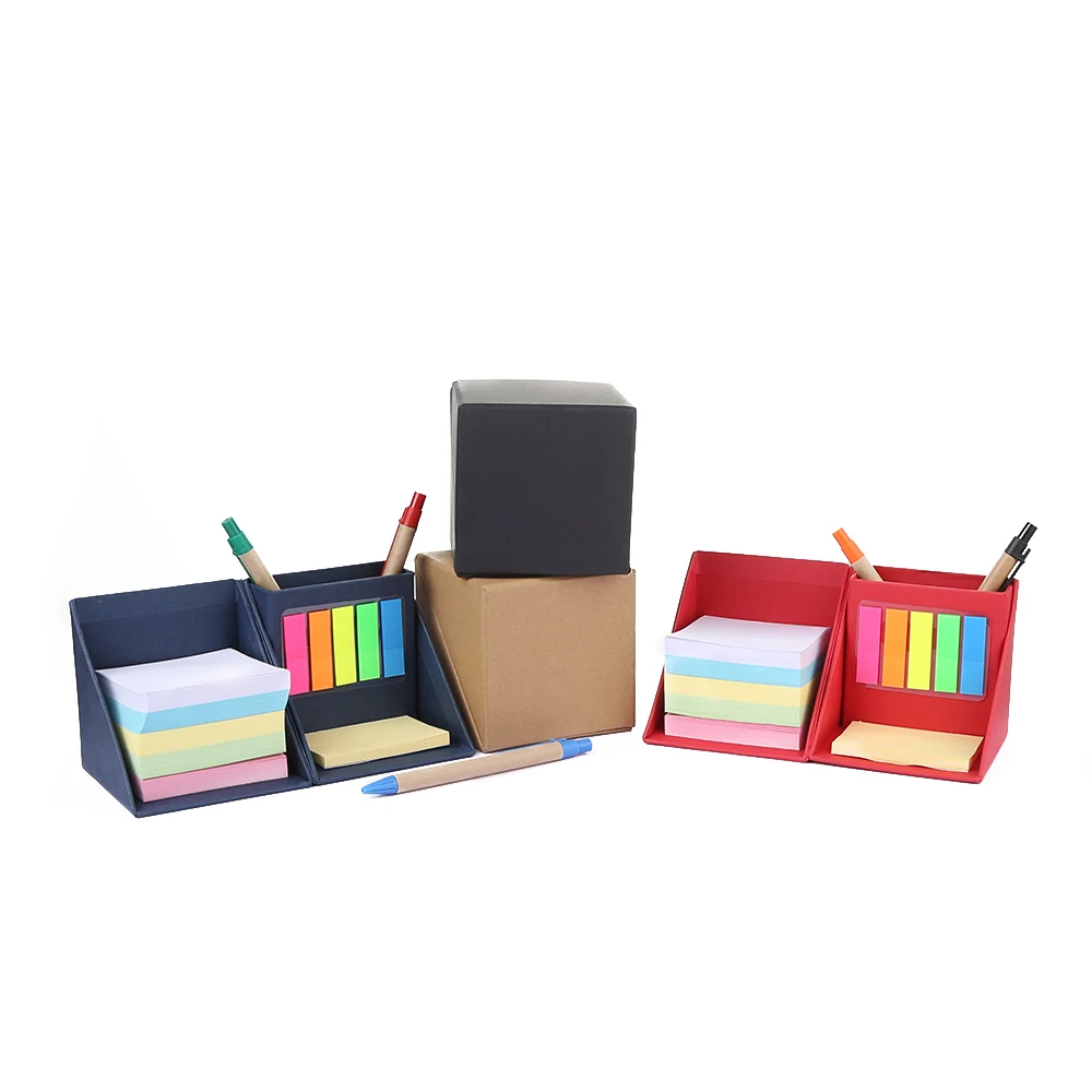 Рекламный цветной магический куб, клейкие заметки, экологически чистый держатель для стикера для стикеров с низкой ценой