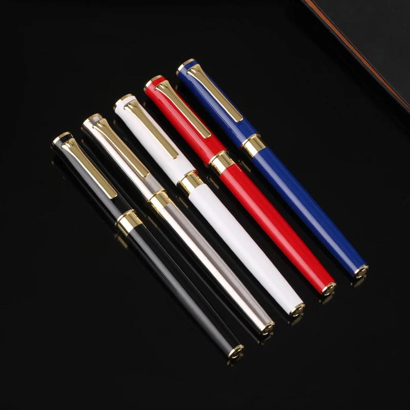 Details about   Luxury High Quality Three Pen Set Gift Box Fountain Roller pen full metal Office 